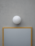 Aura Globe Glass Wall Light