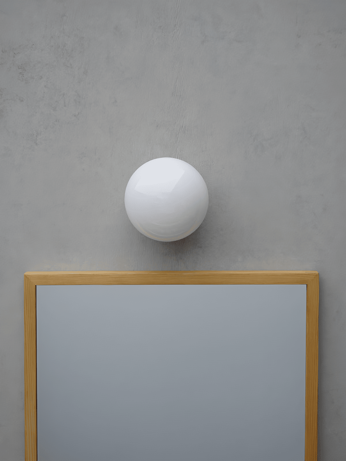 Aura Globe Glass Wall Light