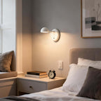 Disc Base Dome Wall Sconce