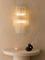 Glacier Tier Glass Wall Light