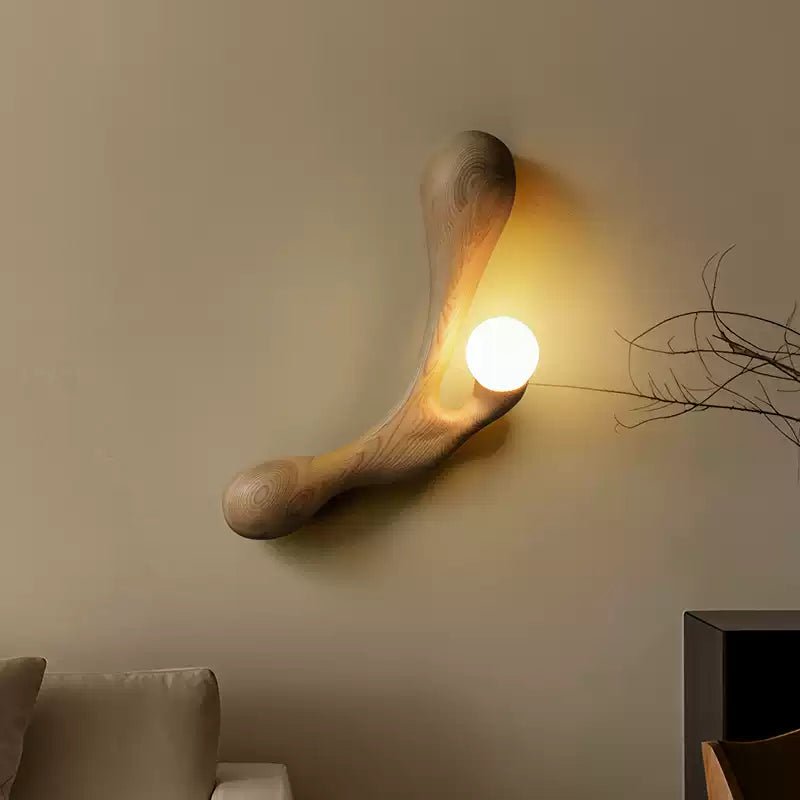 Liora Drift Wood Wall Lamp