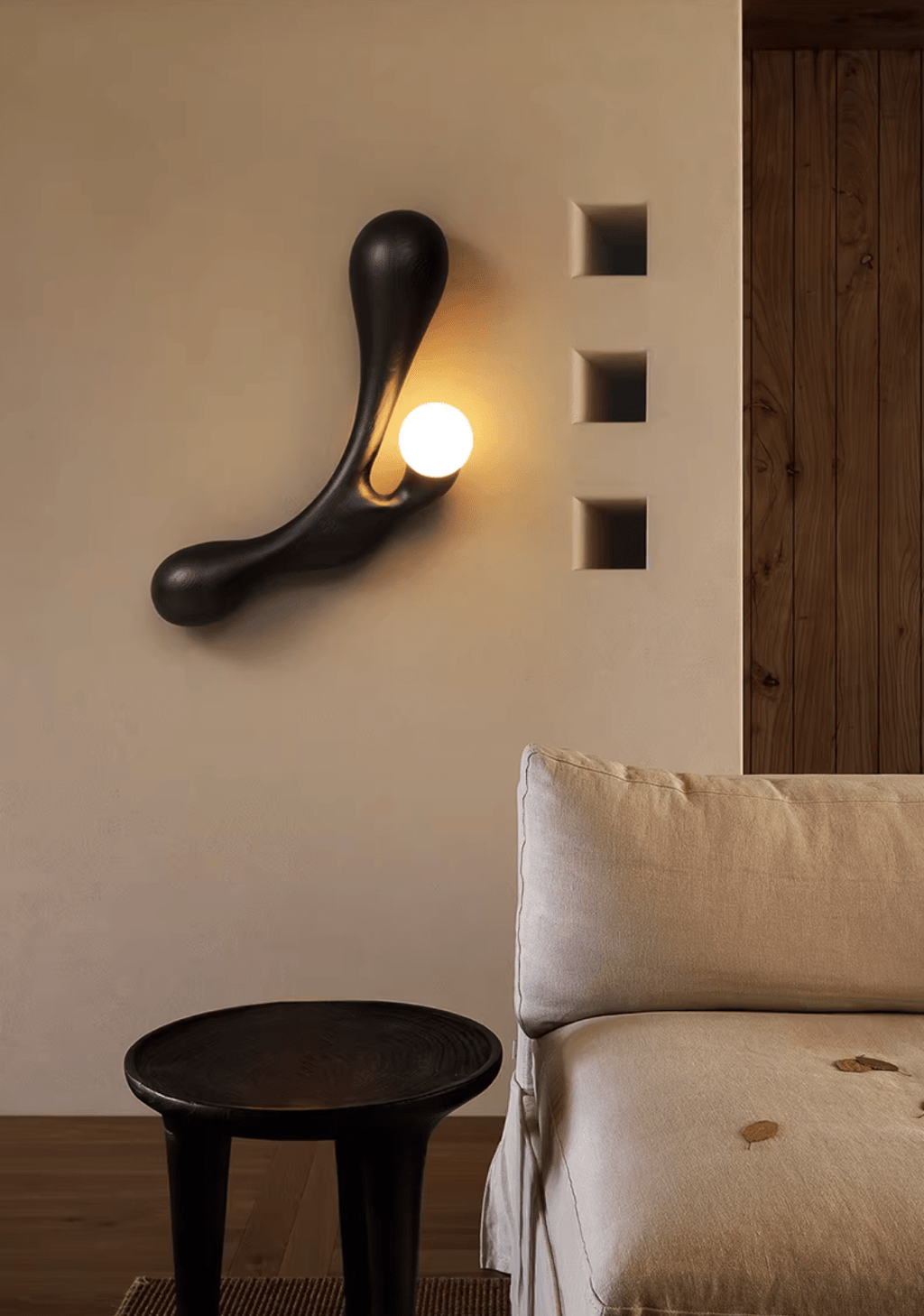 Liora Drift Wood Wall Lamp