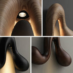 Sera Flow Wood Wall Light