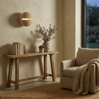 Cleft Travertine Globe Wall Sconce