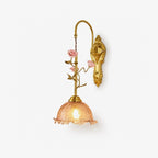 Gold Rose Wall Sconce