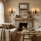 Newel Turned Wood Candle Sconce