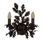 Oak Leaf Wrought Sconce
