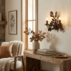 Oak Leaf Wrought Sconce