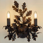Oak Leaf Wrought Sconce