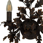 Oak Leaf Wrought Sconce