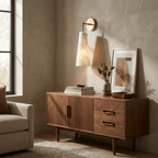 Aurelia Alabaster Cone Wall Sconce
