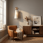 Aurelia Alabaster Cone Wall Sconce