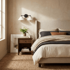 Aveline Alabaster Double Cone Wall Sconce