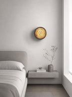 Orlina Stone Disc Wall Sconce