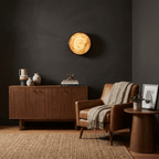 Orlina Stone Disc Wall Sconce