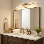 Aurevia Vintage Brass Linear Wall Sconce