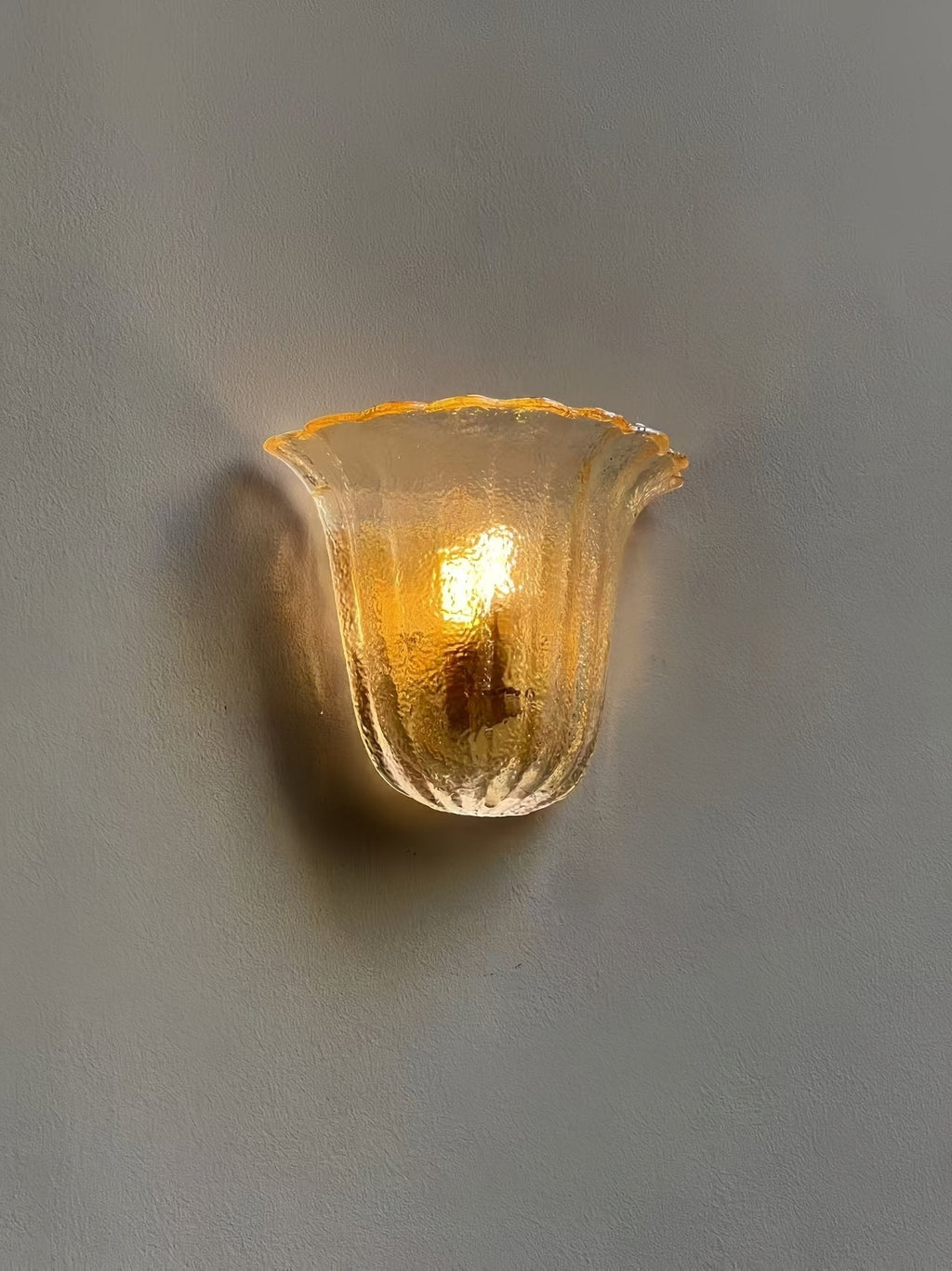 Marigold Fluted Glass Wall Sconce
