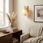 Elowen Alabaster Lantern Wall Sconce