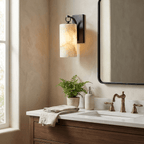 Elowen Alabaster Lantern Wall Sconce