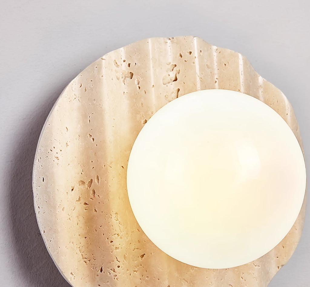 Selorar Travertine Wall Light