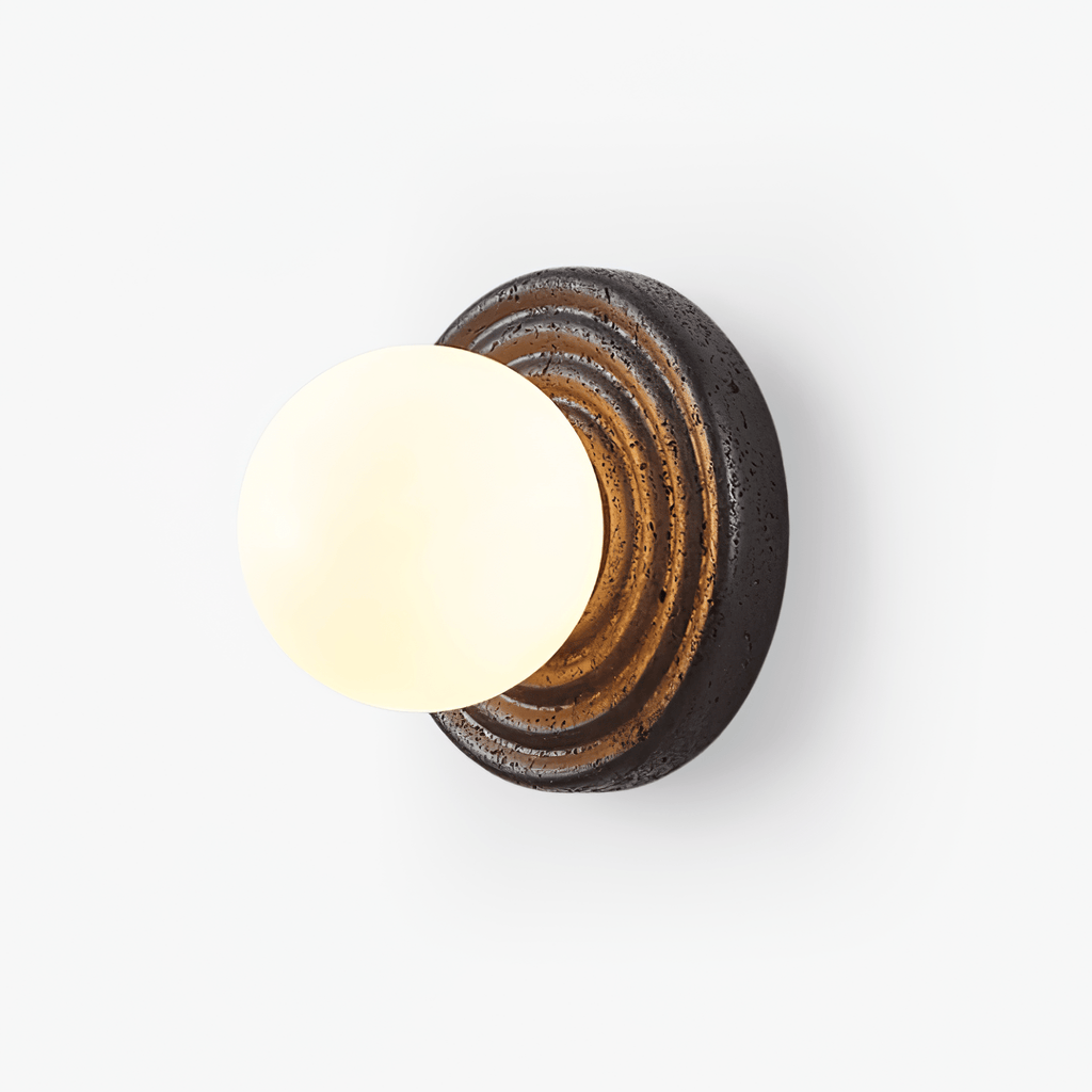 Lunara Travertine Wall Sconce