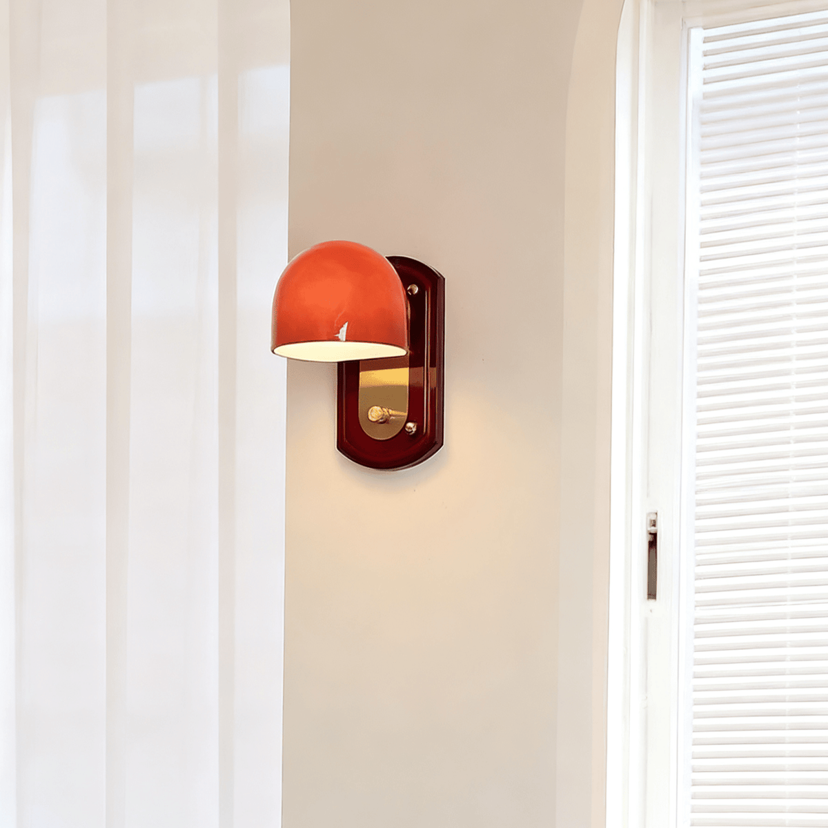 Scarlet Dome Wall Sconce