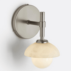 Milo Alabaster Double Wall Light