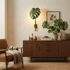 Tropical Monstera Leaf Wall Light