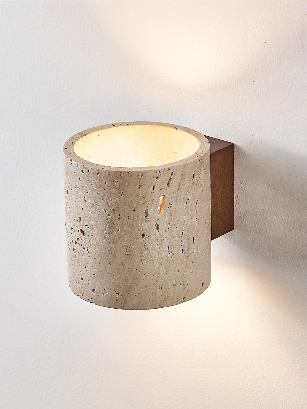 Tavian Travertine Wall Lamp