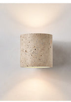 Tavian Travertine Wall Lamp