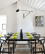 Long Swing Arm Wall Lamp