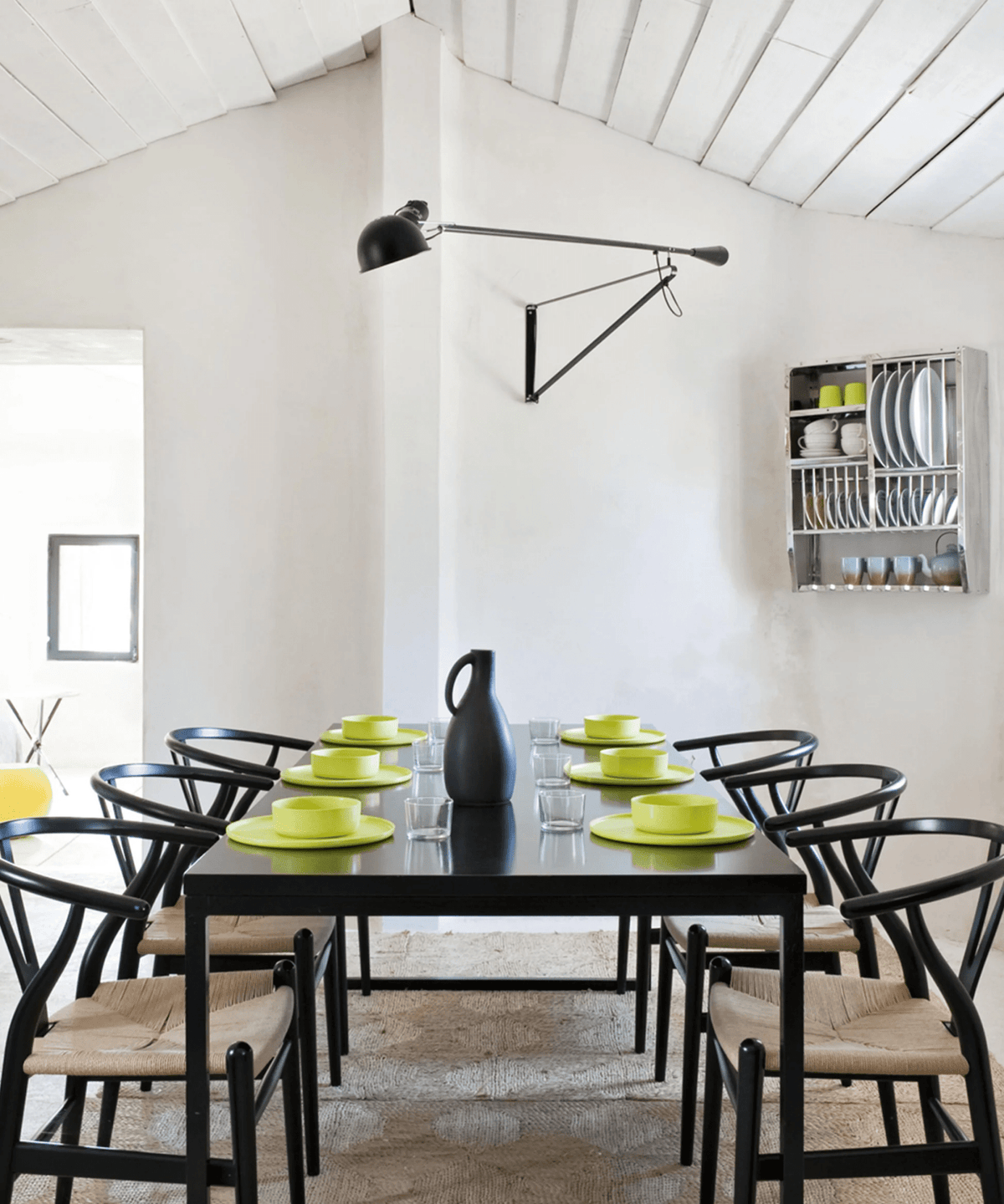 Long Swing Arm Wall Lamp