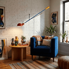 Long Swing Arm Wall Lamp