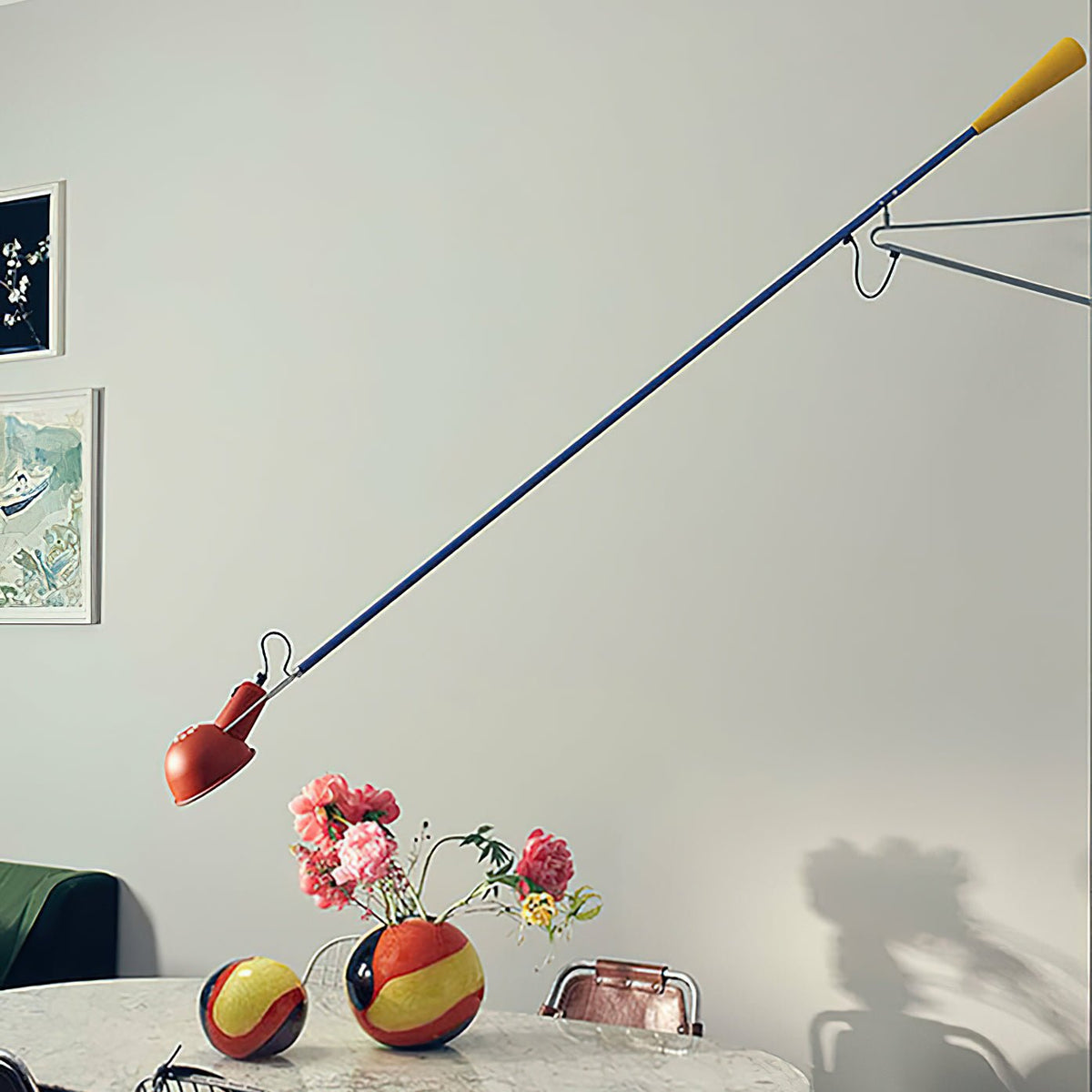 Long Swing Arm Wall Lamp