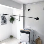 Long Swing Arm Wall Lamp