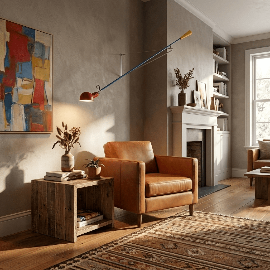 Long Swing Arm Wall Lamp