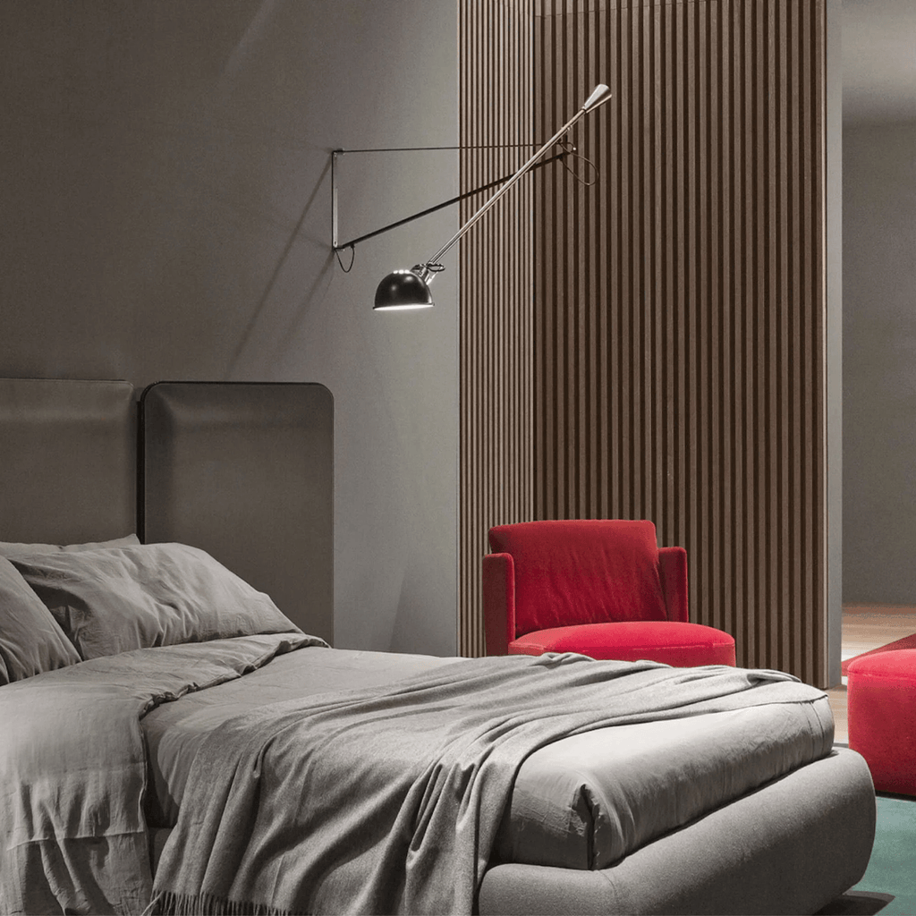Long Swing Arm Wall Lamp