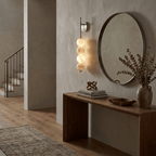 Aurelle Alabaster Wall Sconce