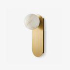 Mira Alabaster Globe Wall Sconce