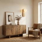 Mira Alabaster Globe Wall Sconce