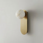 Mira Alabaster Globe Wall Sconce