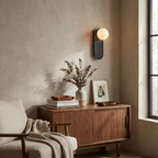 Mira Alabaster Globe Wall Sconce
