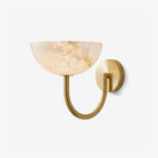 Virelle Alabaster Bowl Wall Sconce