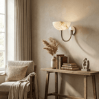 Virelle Alabaster Bowl Wall Sconce