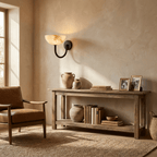 Virelle Alabaster Bowl Wall Sconce