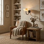 Virelle Alabaster Bowl Wall Sconce