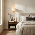 Virelle Alabaster Bowl Wall Sconce