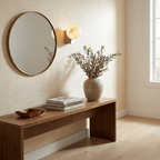 Spanish Alabaster Globe Wall Sconce