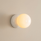 Marble Globe Wall Sconce