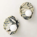 Elyra Layered Stone Globe Wall Sconce